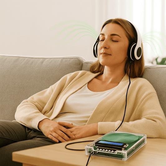 Healy frequency therapy promoting relaxation and wellness